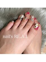 ネイルズリアル 倉敷(nail's RE.A.L)/パイソン風