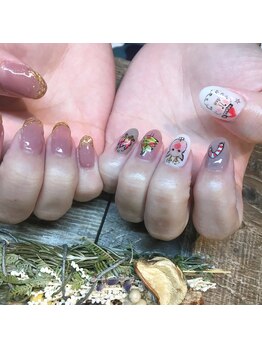 爪屋べっぴん堂/サンタイラスト