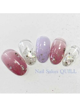 ネイルサロン クイル(QUILL)/5月ラメホロ(2)