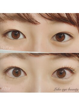 ルークアイビューティ(Luke eye beauty)/上下まつ毛パーマ