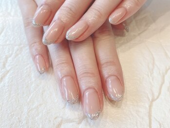 ブレスネイル(brace Nail)/ラメフレンチ