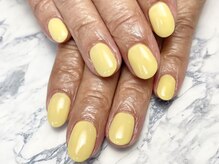 ヘアーアンドネイル ルシア(Hair&Nail Lucia)/イエローワンカラーネイル