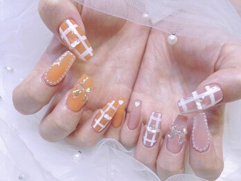 ネイル アリーズ セカンド(nail Allies 2nd)/スカルプ リボンデザイン
