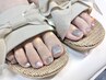 【フット】マグネット／フラッシュ／ワンカラーネイルご新規様6000yen