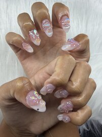 うるつや夏ネイル