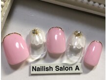 ネイリッシュサロン エー(Nailish Salon A)/2017/春シフォンフラワー