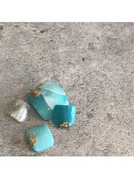 7月定額ブルーフットネイル