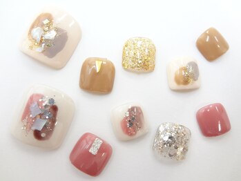 ネイルサロン クイール 小山店(NAIL SALON QUILL)/ワンカラー＆ぬりかけアート♪