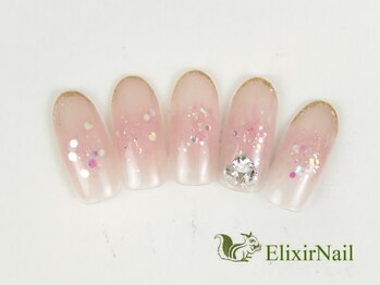 エリクサーネイル 五反田(Elixir Nail)/定額a シンプル/クーポン使用