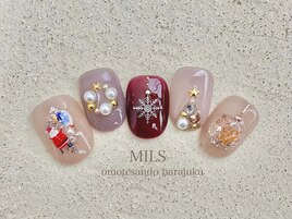 クリスマスネイル