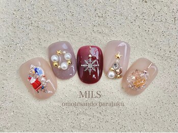 クリスマスネイル