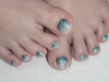 寺子屋ビューティーズ(寺子屋Beauty's)/フット　ラメグラネイル