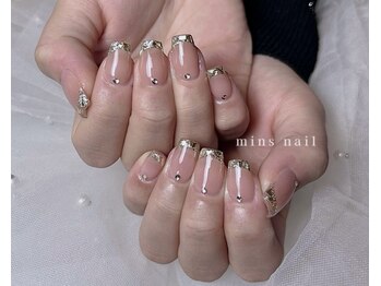 ミンズネイル(minsnail)/長さ出しガラスフレンチ