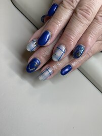 推しカラーネイル