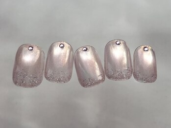 アイネイルズ 恵比寿店(I nails)/ピンクミラーマグ10480円