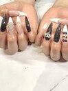 ロングフレンチネイル 担当:玉木