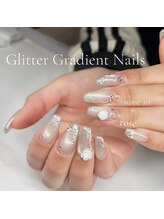 アイリッシュネイル 久屋大通店(Irish Nail)/大人上品ラメグラデーション