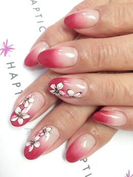 ハプティック/大人気★新作大人手描きフラワー