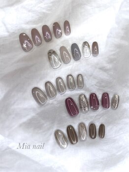 ミア(Mia)/3月 定額ネイルA☆