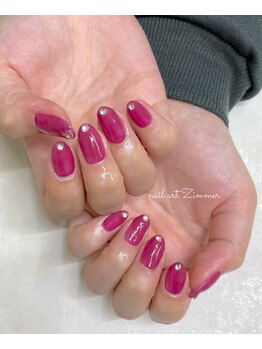 ネイルアート ジマー/60minart コース¥6990