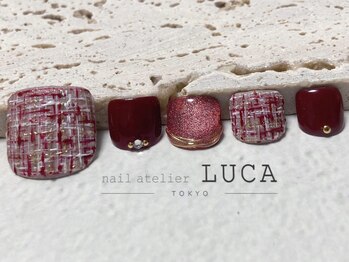 ネイルアトリエルカ(nail atelier LUCA)/O-7 大人可愛いツイードネイル