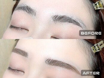 アイック 町田店(I’ck)/ＷＡＸ＋間引きで美眉スタイル