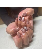 ヴェール(VERT)/ヒョウ柄×ピンクマグネット★