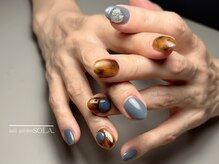 ソラ(SOLA.)/べっ甲×スモーキーブルー