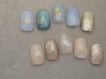 アンドヴァ ピヴォクロス店(Andova)/【24SF9】2024冬ネイルvol.2