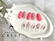 クレスト 桜川店(CREST)の写真/【ネイルデビューにオススメ◎】色替え可能なサンプルから可愛いデザインをご提案♪¥5950
