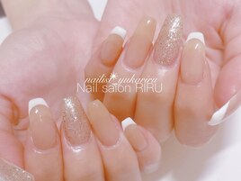 シンプル大人ネイル/フレンチ