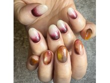 ニュアンスネイル大人気です☆