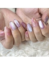 リファインネイル(refinenail)/さくら色ニュアンスネイル/大森