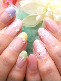 ジェルネイル　定額 &nbsp;7100円