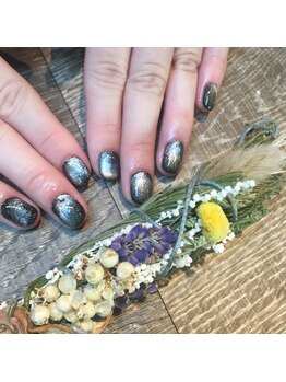 爪屋べっぴん堂/ブラック×ゴールドギャラクシー