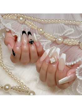 アイカ(Aika)/10本長さだしフレンチネイ