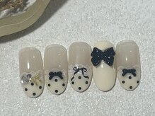 ひまりネイル(ひまりnail)/ワンホン＊ドットネイル