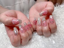 レアネイル 新宿(le'a nail)/ニュアンスチークデザイン