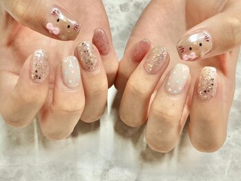 キティーちゃんネイル