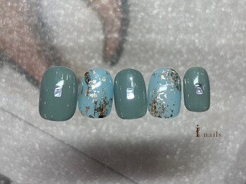 グリーン転写フィルムネイル