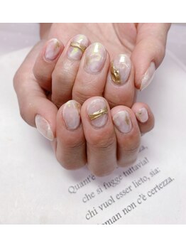 アイリッシュネイル 久屋大通店(Irish Nail)/ニュアンスオーロラ