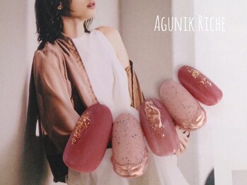 アグニークリッシェ(Agunik Riche)/【秋色ネイル】