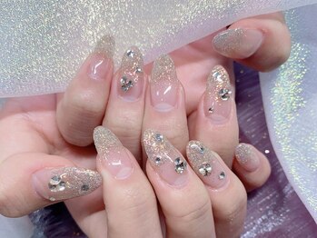 モルフォネイル(Morpho nail)/#キラキラネイル