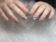 IWT ネイル アイ/グレー×シルバーネイル