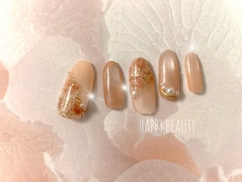 薔薇のレースネイル