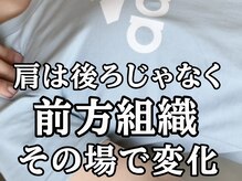 スタジオ909/肩は後ろより前方
