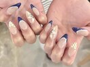 サマーフレンチ花￥10000