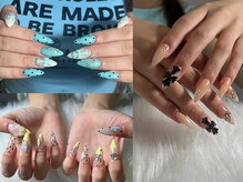 ミアン ネイル(Mian Nails)の雰囲気（カラーやパーツ種類豊富です☆[韓国/ワンホン/長さだし]）