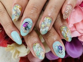 【ほり】夏ネイル