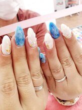 ネイルサロン ティプレシャス(T Precious)/夏のマーメイドネイル☆